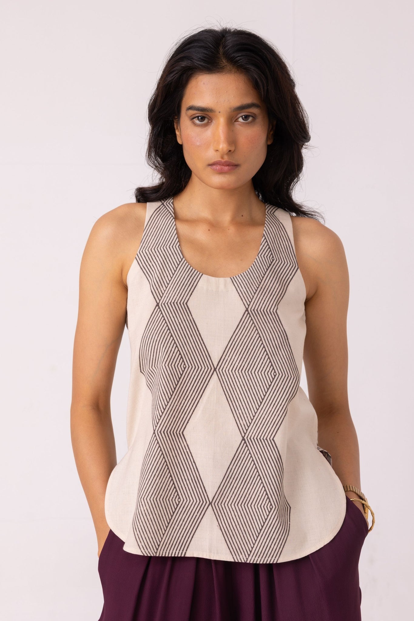 Emma Hand Printed Top