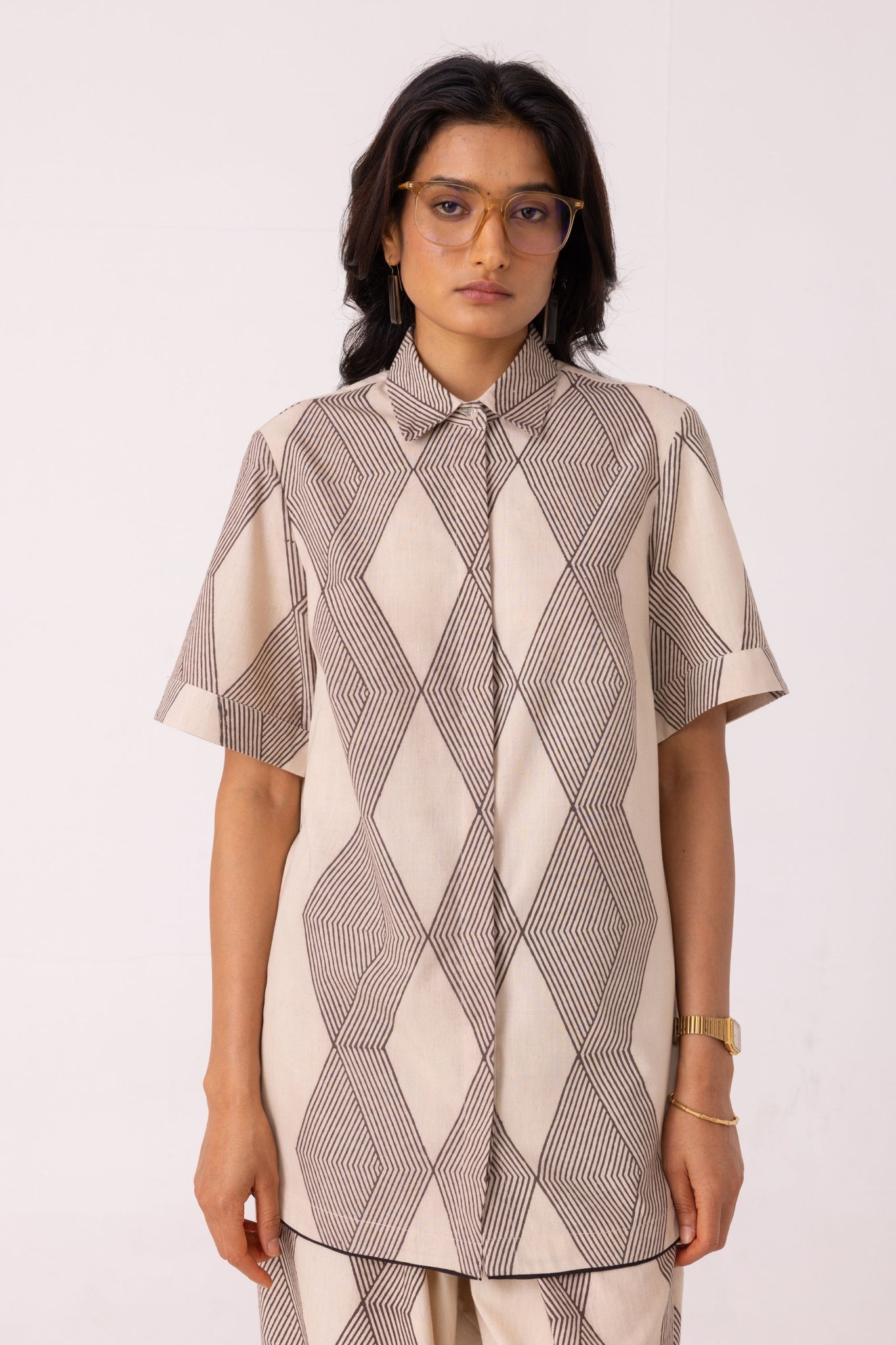 Tess Hand Printed Shirt