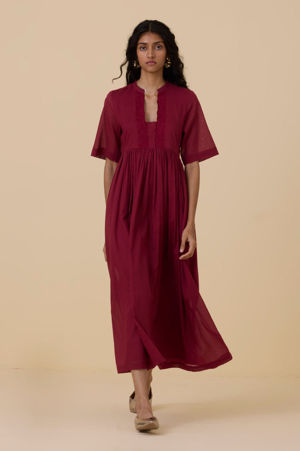 Sabah Cherry Cotton Dress