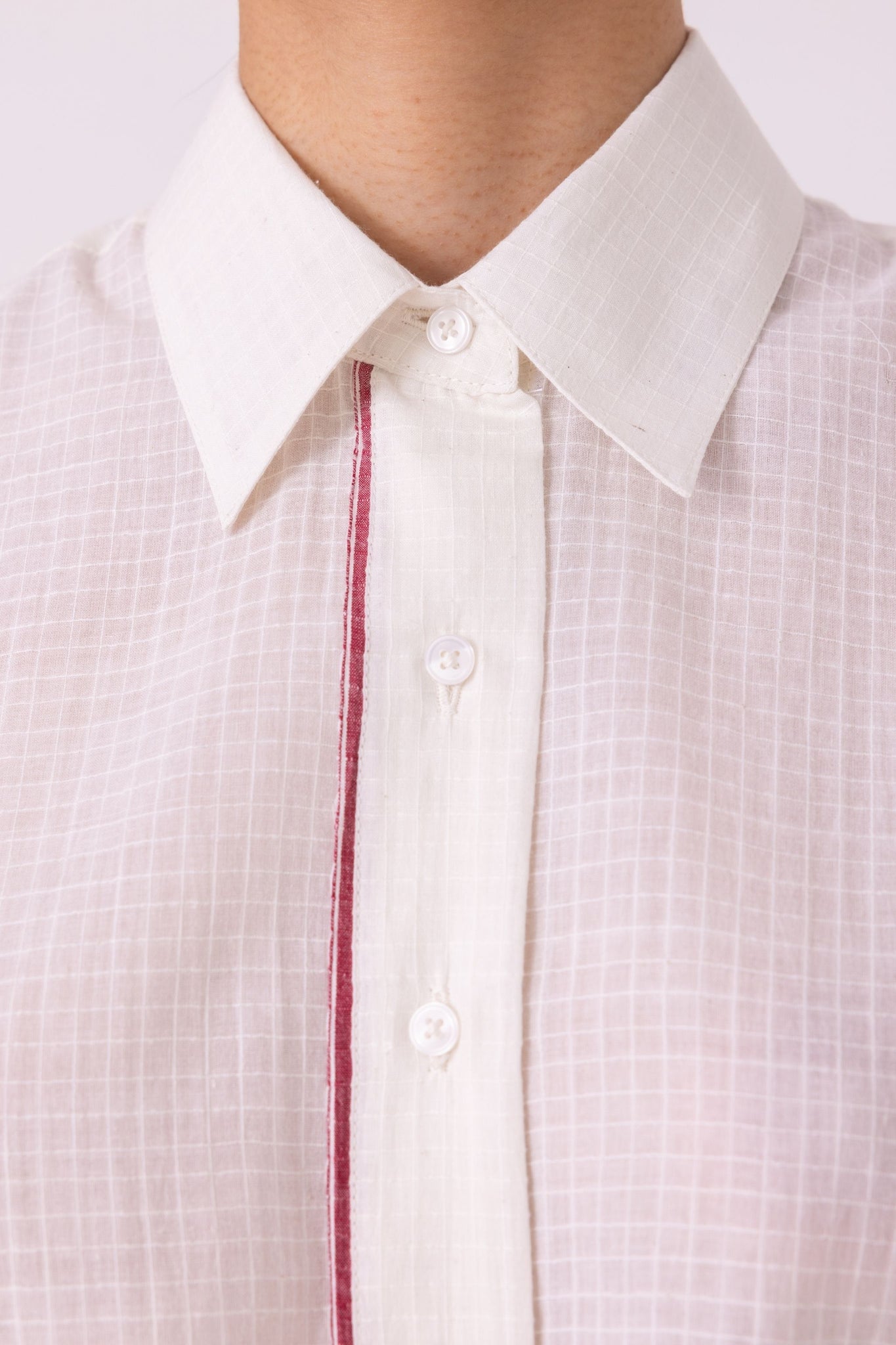 Norris White Handwoven Shirt