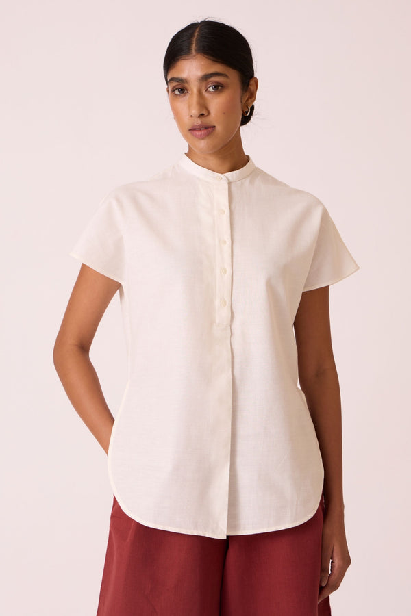 Deok Handwoven Cotton Top