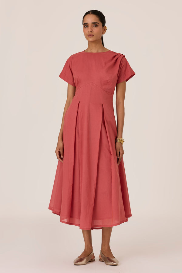 Sead Rouge Midi Dress