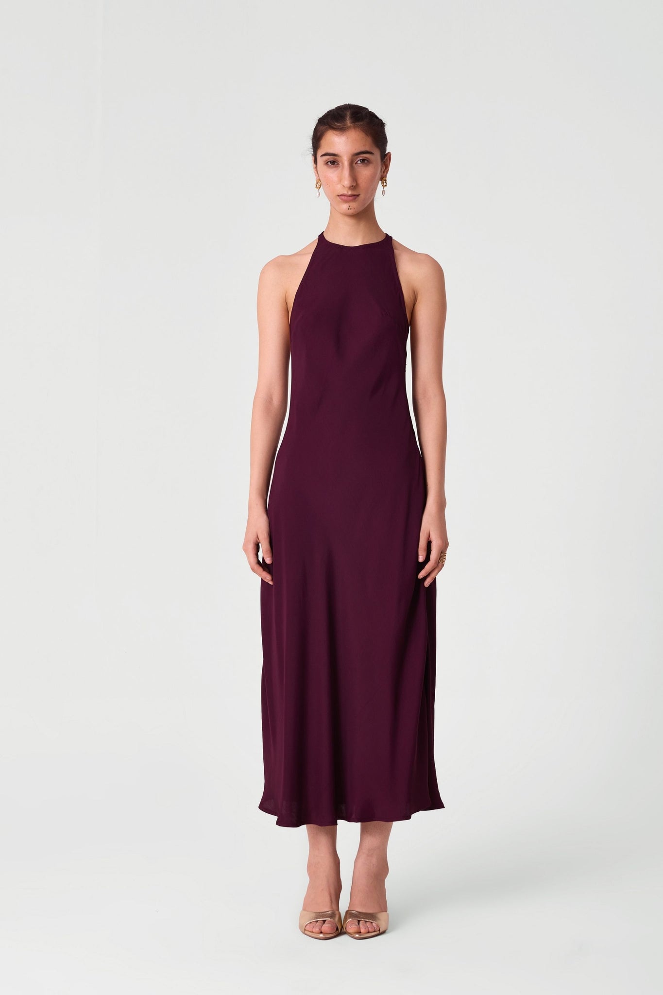 Urvi Wine Dress