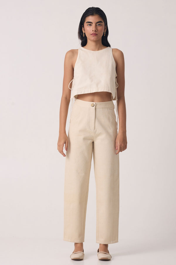 Sunisa Off White Denim Pants