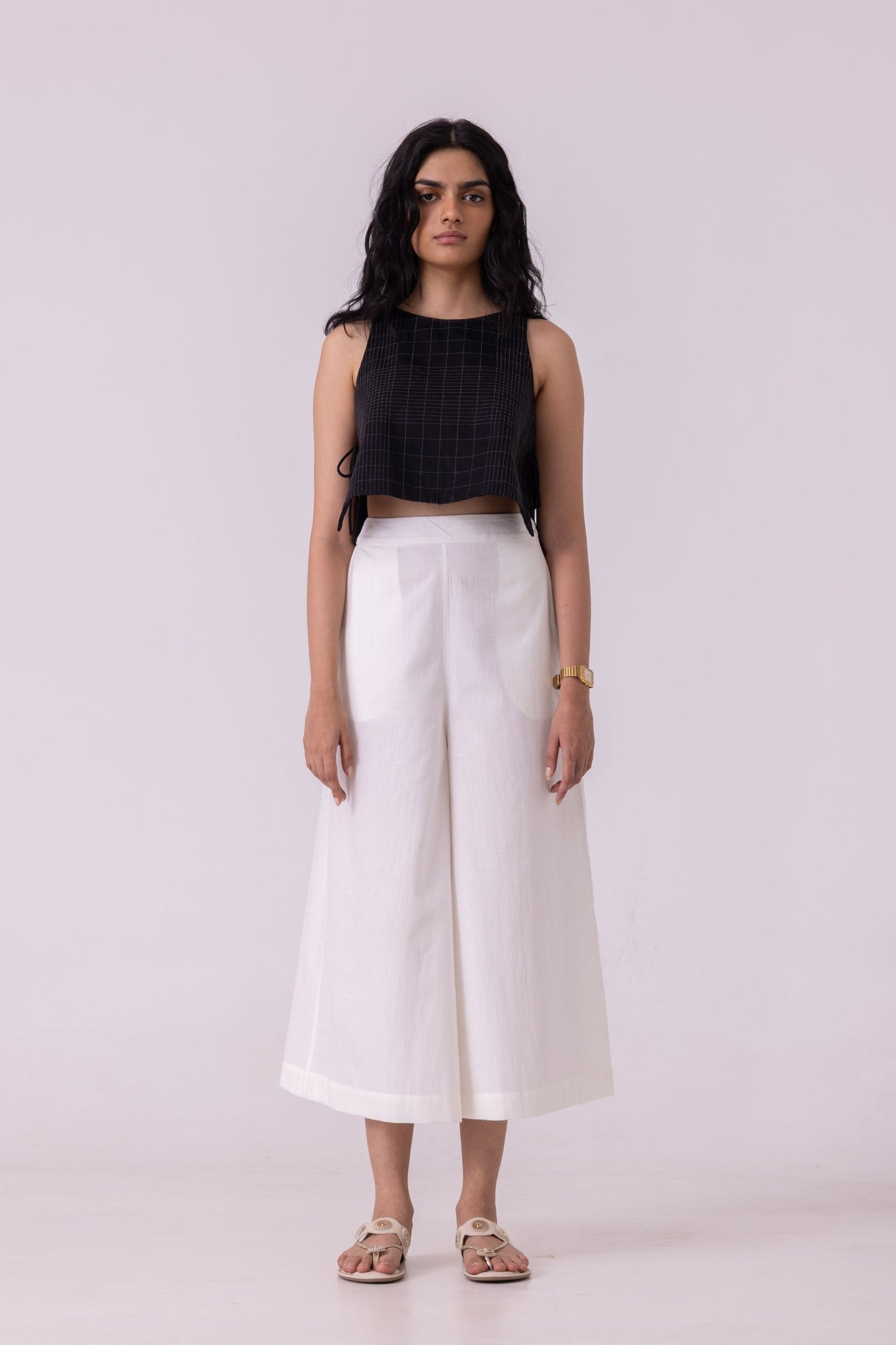 Brad Off White Handwoven Pants