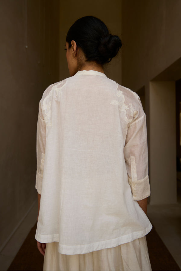 Raha Embroidered Handwoven Top