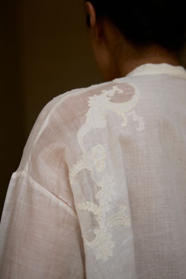 Raha Embroidered Handwoven Top