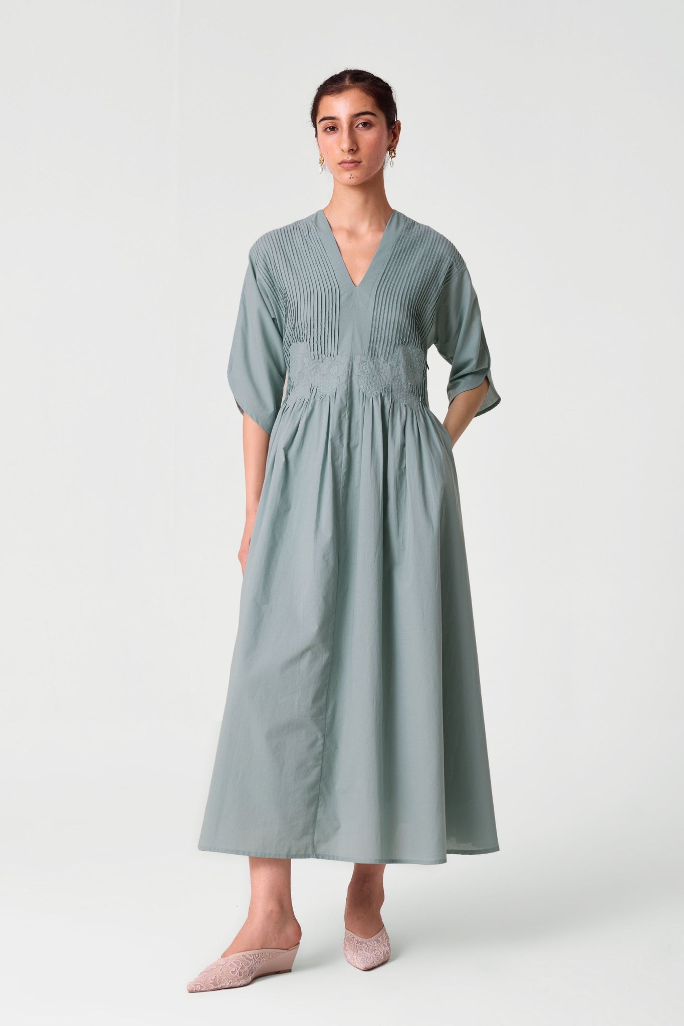 Kamil Embroidered Maxi Dress