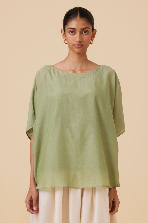 Kosh Green Cape Top