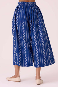 Douglas Blue Striped Ikat Pants