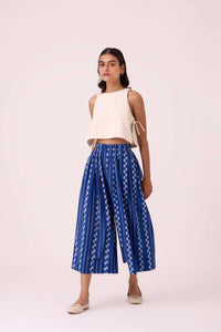 Douglas Blue Striped Ikat Pants