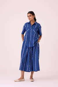 Douglas Blue Striped Ikat Pants