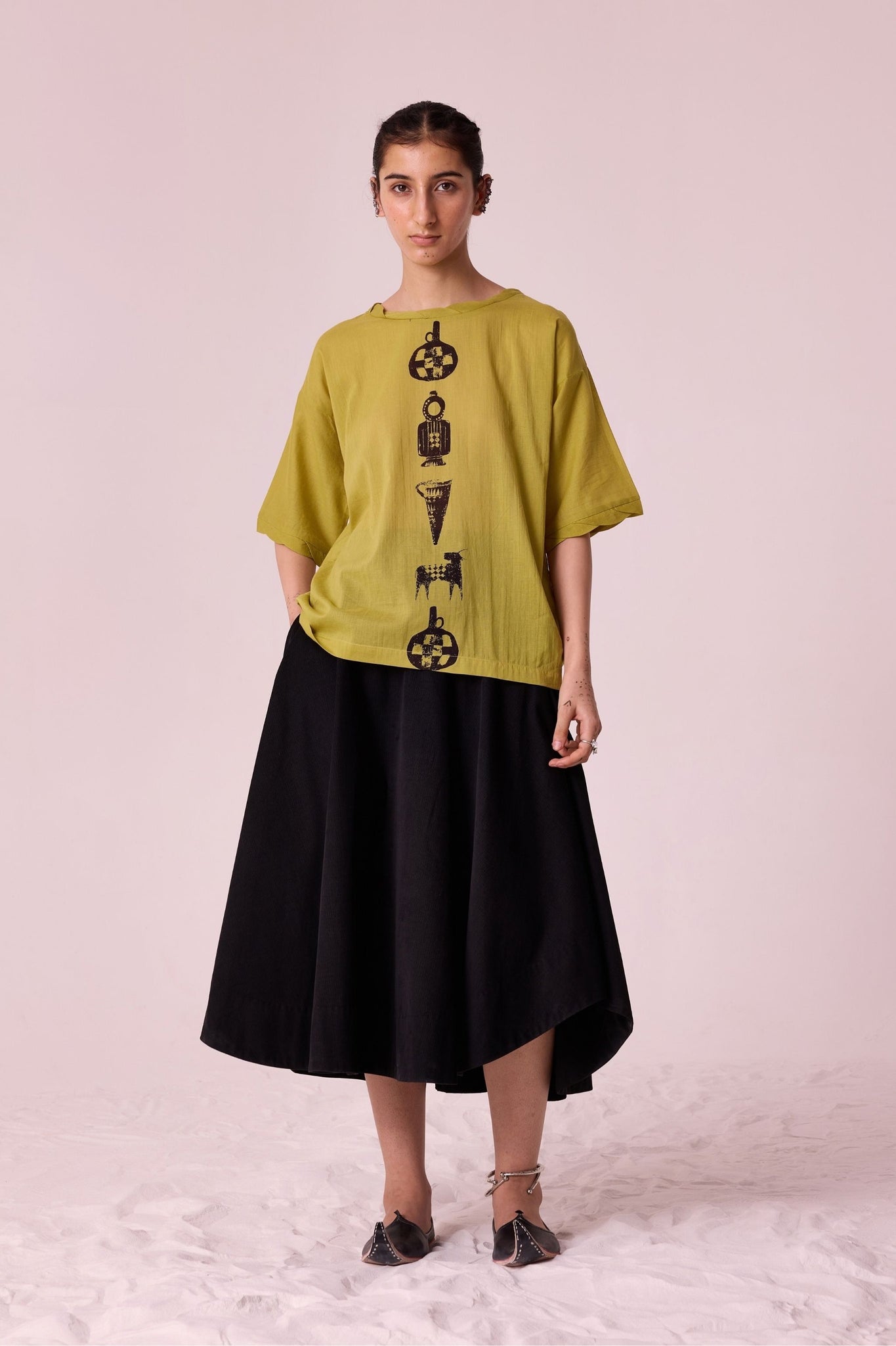 Box Tee - Yellow