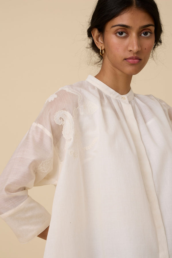 Raha Embroidered Handwoven Top