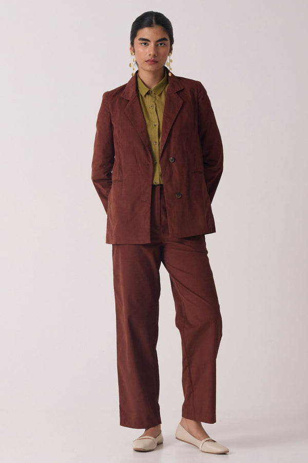 Nellie Brown Corduroy Jacket Set