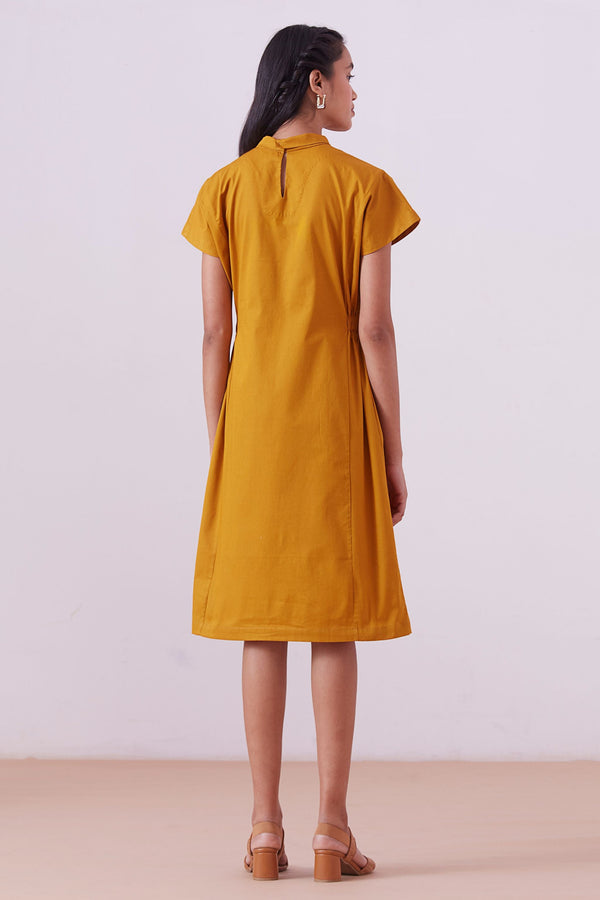 Daiena Dress - Mustard | Relove