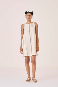 Nalaka Handwoven Cotton Shift Dress