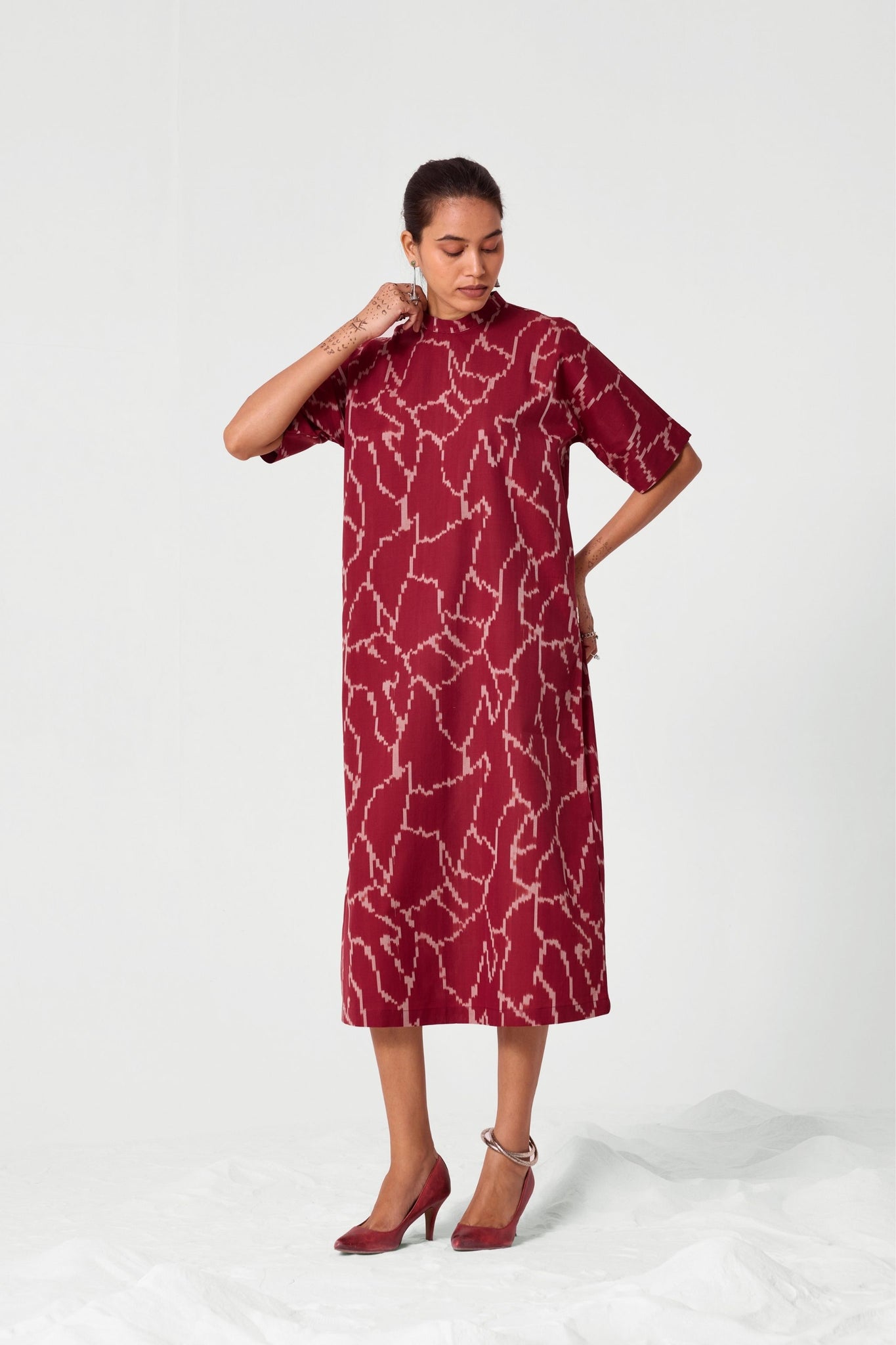 Ehan Handwoven Ikat Dress