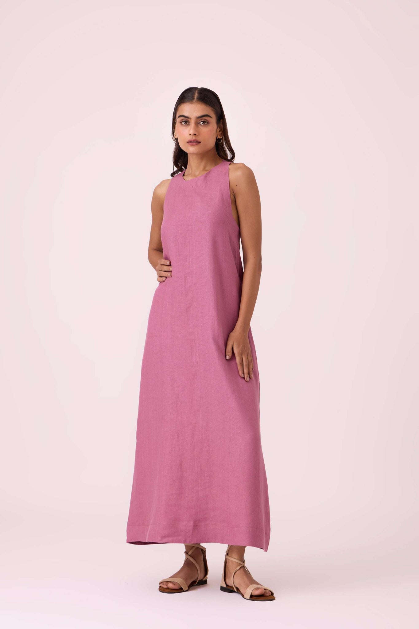 linen maxi dress india Isla Maxi Dress - Ivory Linen