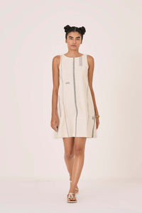 Nalaka Handwoven Cotton Shift Dress