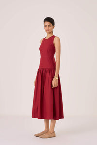 Nuwan Red Dress