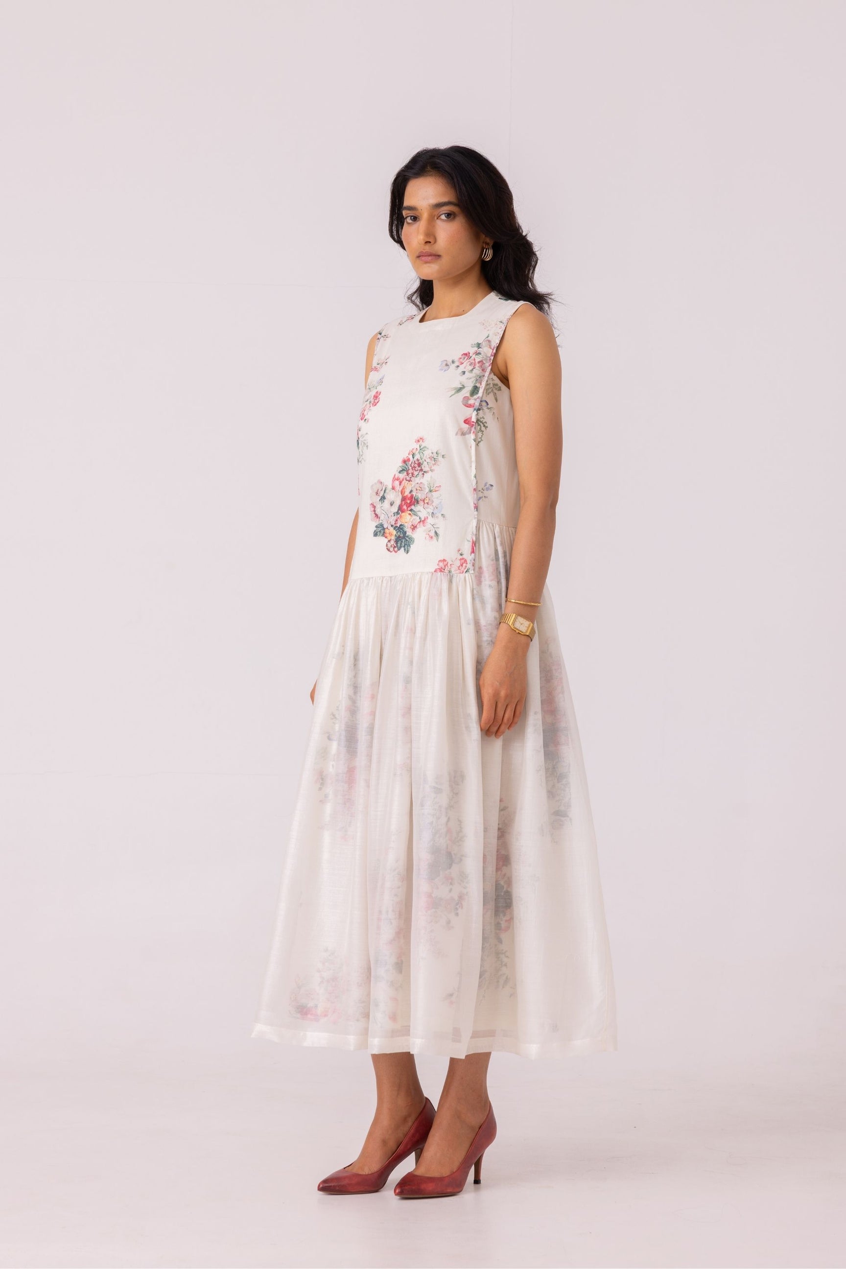 Aleksey Floral Printed Maxi Dress image 2