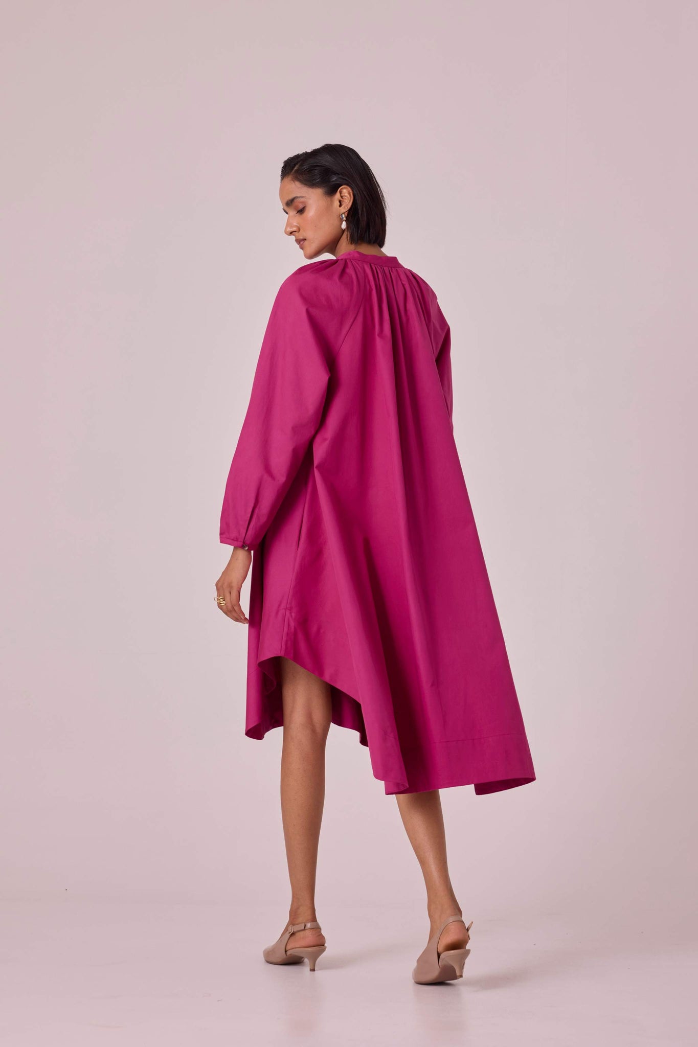 pink tent dress KAAREM