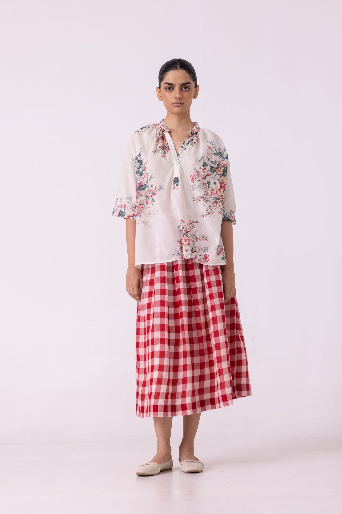 Meg Floral Printed Top