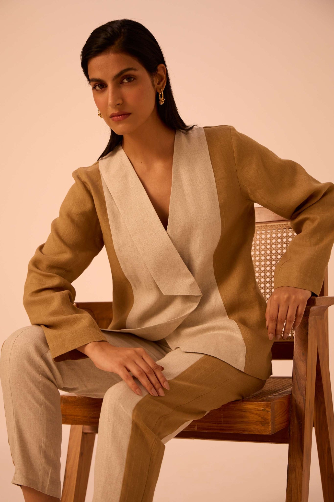 Dimtri Photo Dimtri Linen Panelled Jacket – The Summer House