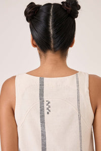 Nalaka Handwoven Cotton Shift Dress