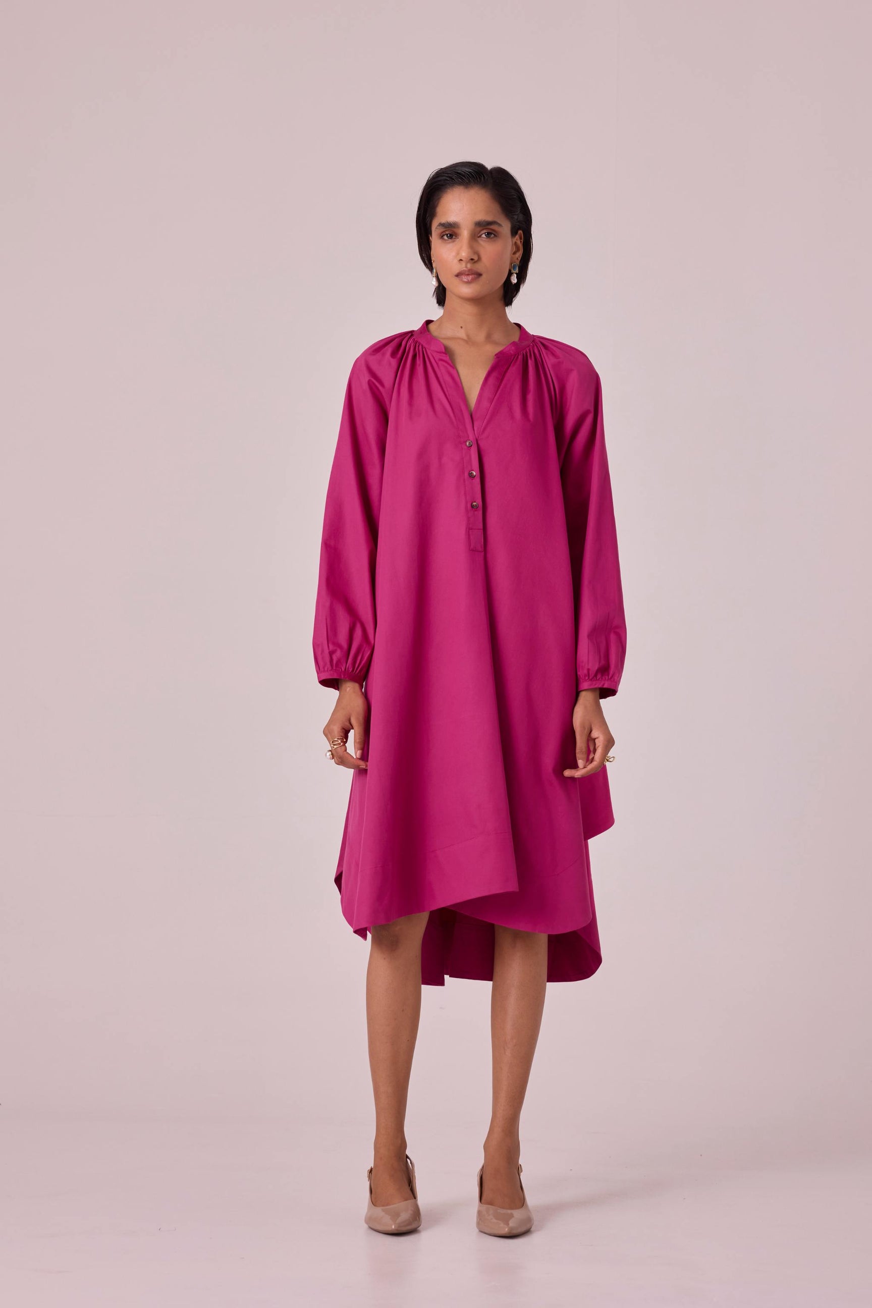 pink tent dress Florida Dress (Dusty Pink) M