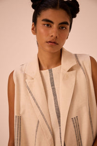 Yacine Handwoven Wrap Top