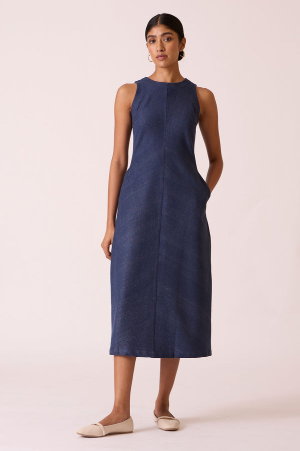 Yani Handloom Denim Dress