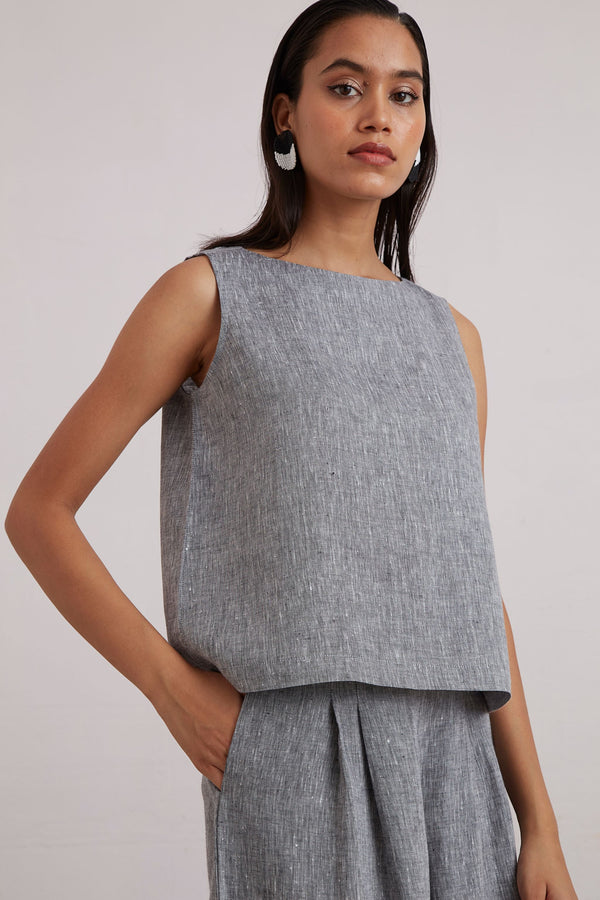 Freida Top -  Grey | Relove