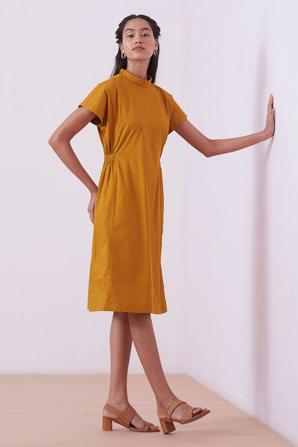 Daiena Dress - Mustard | Relove