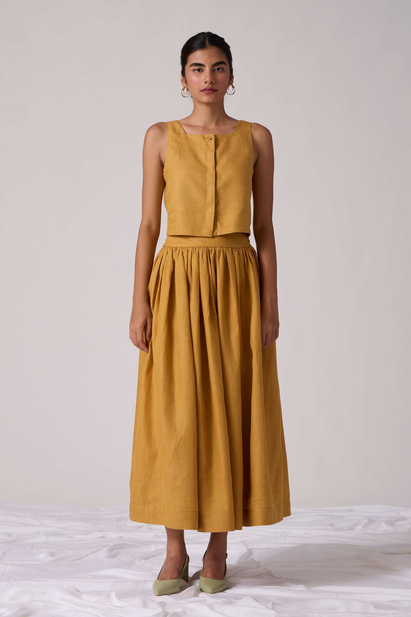 Adelaide Skirt Set - Mustard image 1