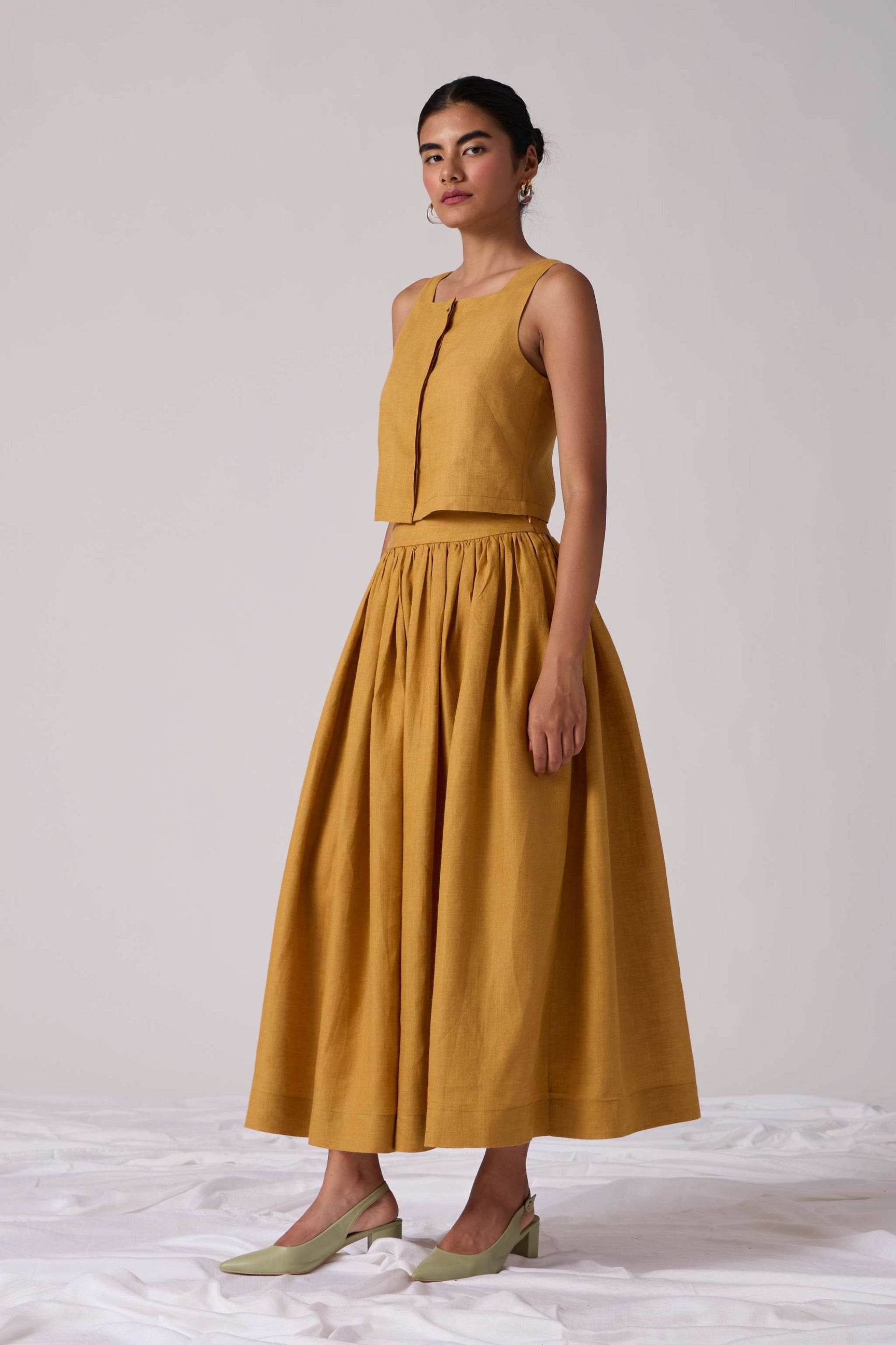 Adelaide Skirt Set - Mustard thumbnail 2