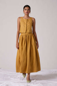 Adelaide Skirt Set - Mustard