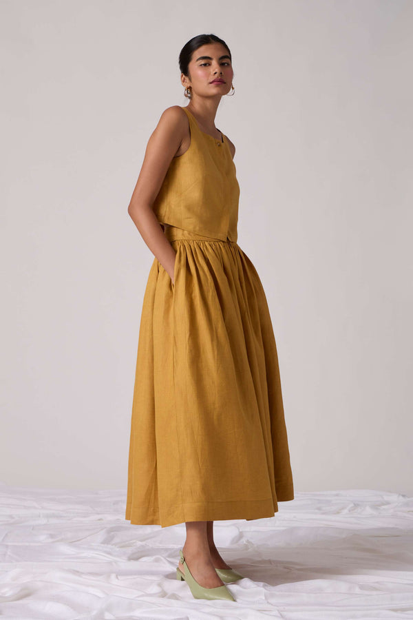 Adelaide Skirt Set - Mustard