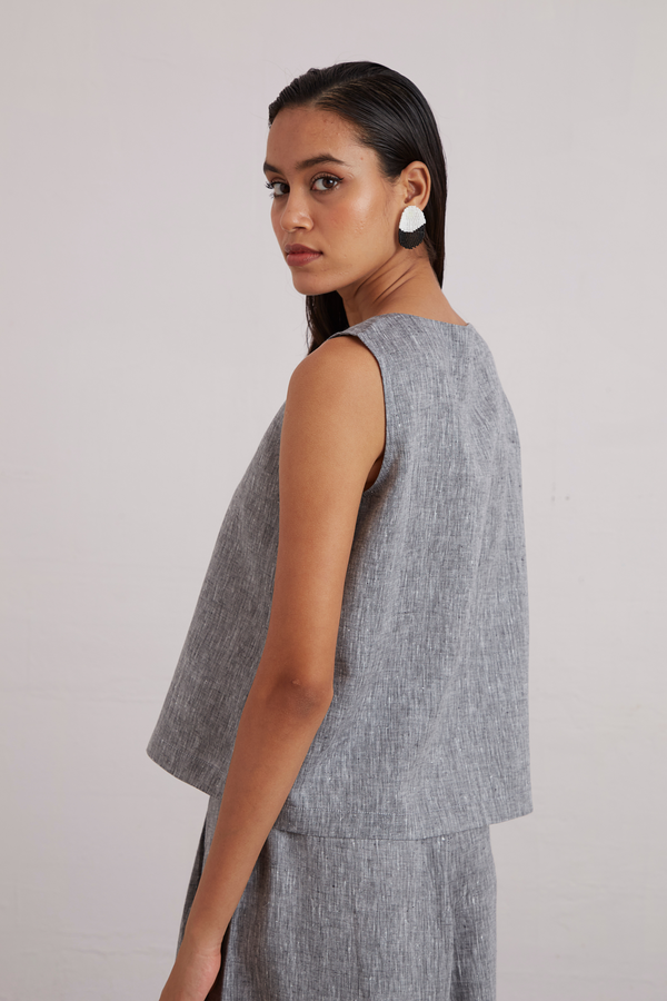 Freida Top -  Grey | Relove