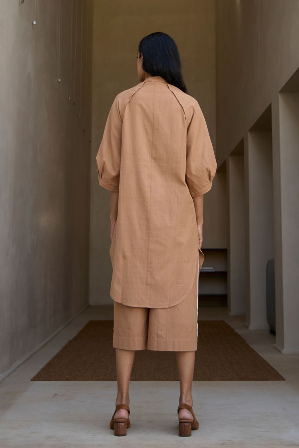 Braboune Handwoven Brown Co-Ord Set