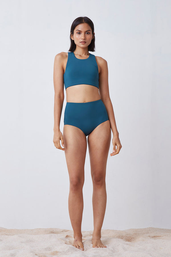 Rose Bottom - Teal