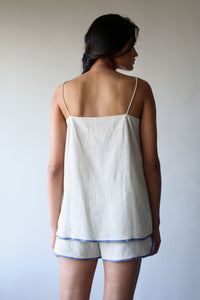 Rumi Sustainable Cami Top White Shorts Night Dresses For Women Online 
